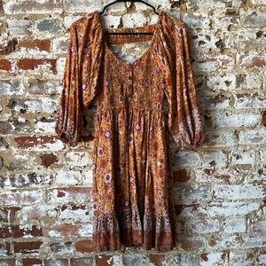 Bluivy Sundress with 3/4 Bishop Sleeves